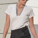 ARIANA-B BLUSA IVORY TL CRUDO