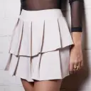 FALDA CORTA BEIGE TM BEIGE