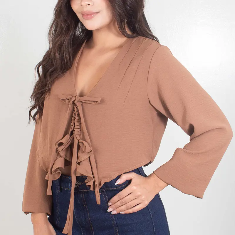 BLUSA MANGA LARGA