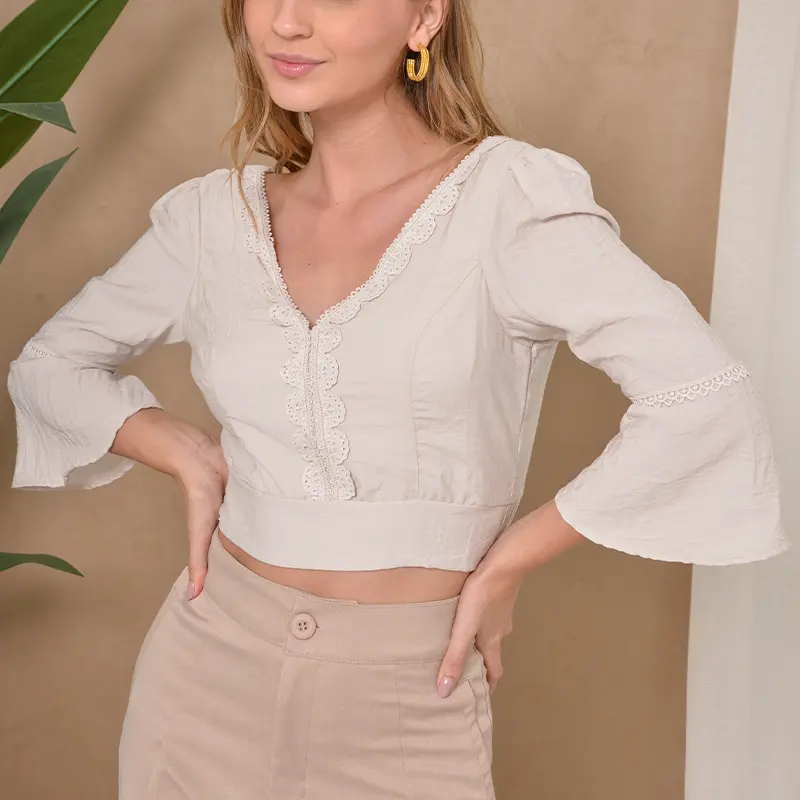 BLUSA MANGA LARGA