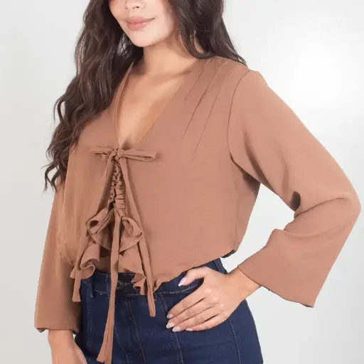 BLUSA MANGA LARGA